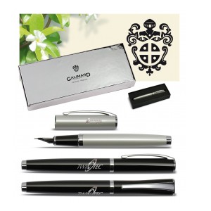 Parure Stylo Plume et Stylo Bille : Idée cadeau Homme et Femme - Oberthur